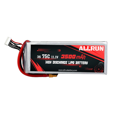 3S 3500mAh батарея полимера блока батарей 75C Li разрядки 11,1 v высокая LiPo
