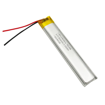 Батарея LiPo света 3,7 v 850mAh ультра узкие изготовленные на заказ батареи LiPo