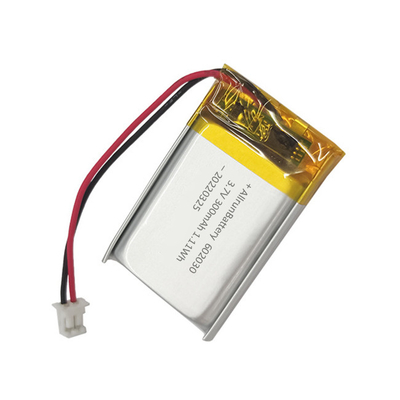 Светлая батарея 3.7V 300mAh литий-полимерной батареи 602030 LiPo прямоугольника