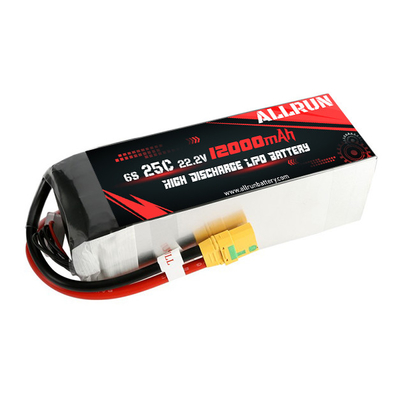 RC 25C 6S 12000mAh LiPo Аккумулятор 22.2V High C Rate Battery Pack