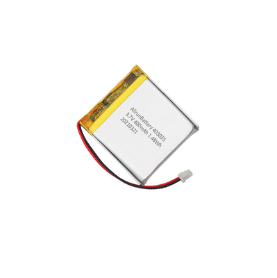 Квадратная батарея LiPo 400mAh 1C 3,7 V Li полимерная аккумуляторная батарея