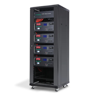 Stackable шкаф батареи шкафа LiFePO4 сервера модуля установил для системы солнечной энергии решетки